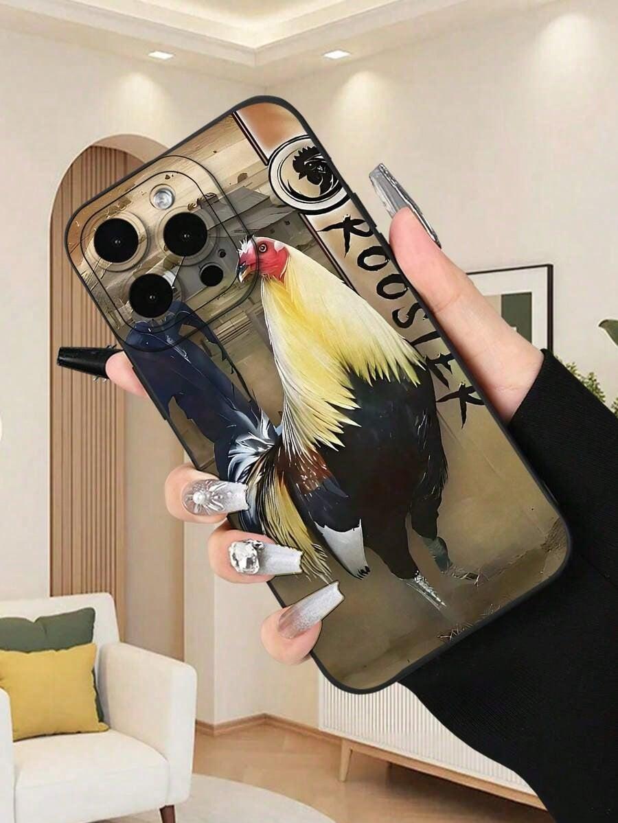 Rooster A Rooster Printed 2D Pattern Popular Creative High - End Beautiful ,Suitable For IPhone17/IPhone17 Air/IPhone17 Pro/IPhone17 Pro Max/16 Pro Max/15 Pro Max/14 Pro Max/13 Pro Max/12 Pro Max/11 Pro Max