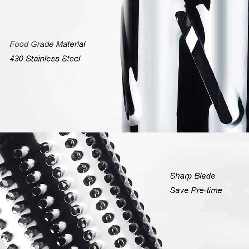 Premium Kitchen Multi-Functional Roller Vegetable Slicer Hand-Cranked Shredder and Grater for Potatoes and Cheese, Household Kitchen Tool