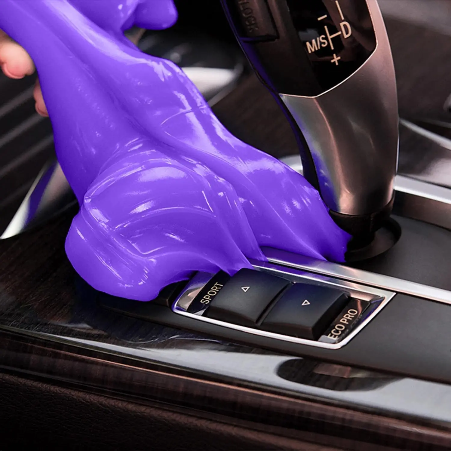Car Cleaning Gel Putty Car Interior Cleaner Detailing Kit | Car Cleaning Slime, Car Cleaning Supplies, Car Accessories Gifts for Men Women Purple