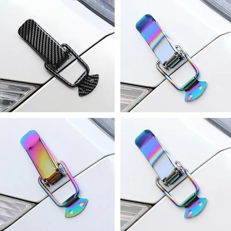 Car Bumper Gap Hook Lock Clips, No-Drilling Universal Front and Rear Pole Fixing Bumper Retainer Clip Kit Accessories with Easy Installation Durable Design Car Accessory