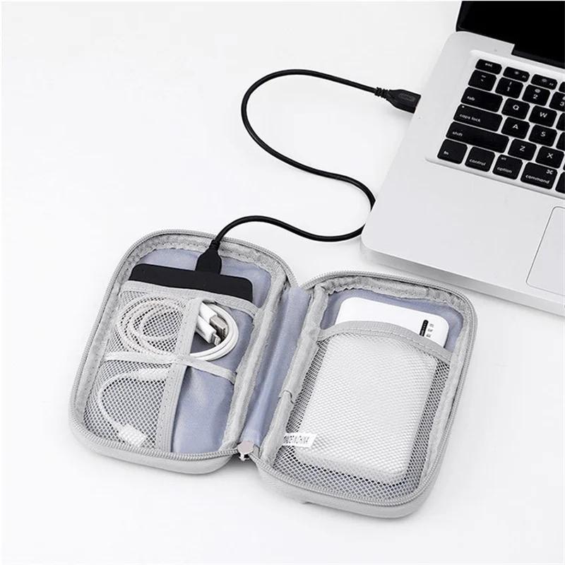 Travel Cable Bag Portable Digital Storage Pouch Charger Data Cable USB Bag Organizer Waterproof Electronic Accessory Storage Bag