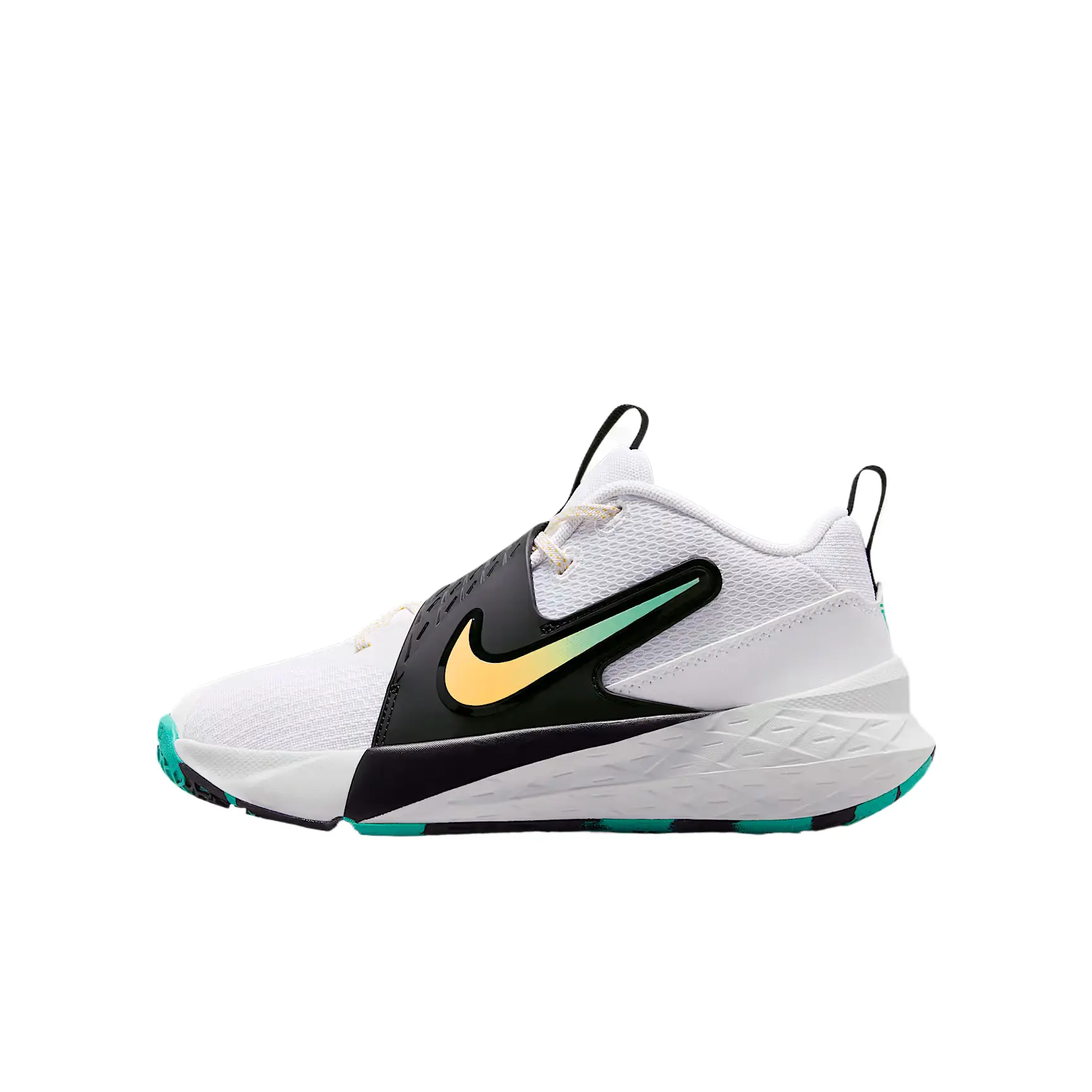 Nike Team Hustle D 12 Mesh Durable Cushioning Grip Comfortable Low Top Basketball Shoes HF6279-105