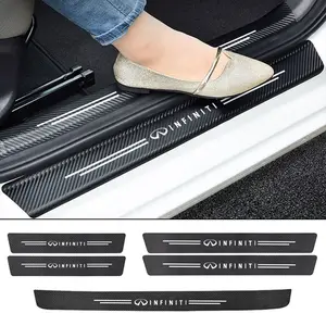 Car Sill Protector Decoration Sticker, Welcome Pedal Protection Strip, for Infiniti Fx35 Q50 Q30 Esq Qx50 Qx60 Qx70 Ex Jx35 G35