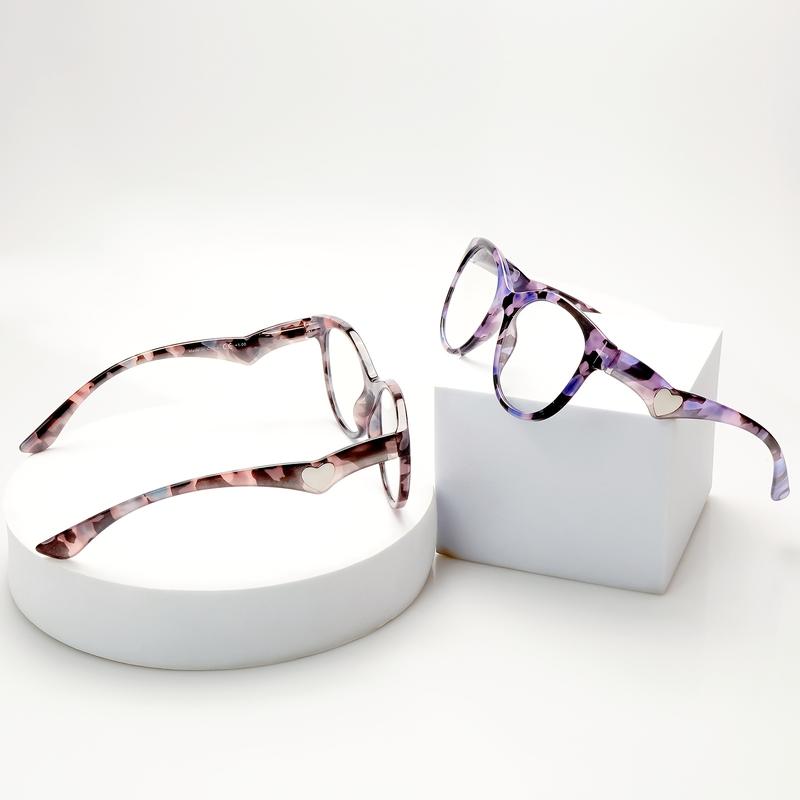 DEAAOK 5-Pack Fashion Reading Glasses Blue Light Glasses for Women with Spring Hinge  Classic Elegant Artistic Eyeglasses