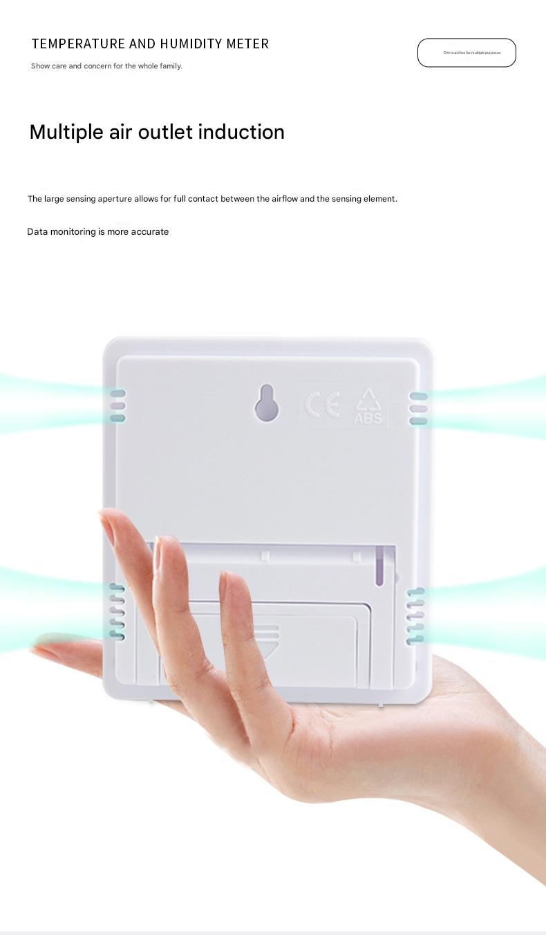 Thermohygrometer, digital display large screen thermohygrometer, thermostat, multifunctional digital thermohygrometer