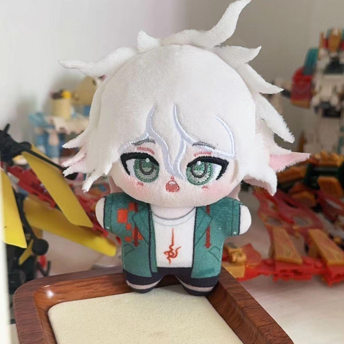 10CM Anime Danganronpa Plush Doll Hinata Komaeda Naegi Mini Starfish Body Printed Plush Keychain Pendant Kids Gifts Plushies