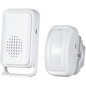 Motion Sensor Doorbell Detector Entry Alert , Shop Store Office   Welcome Door Chime   IR Doorbell for  Call  Caregiver Reminder