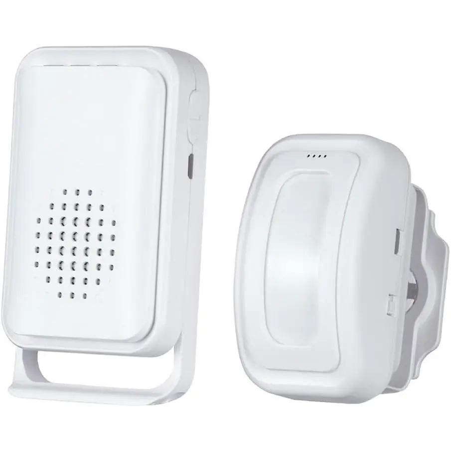Motion Sensor Doorbell Detector Entry Alert , Shop Store Office   Welcome Door Chime   IR Doorbell for  Call  Caregiver Reminder