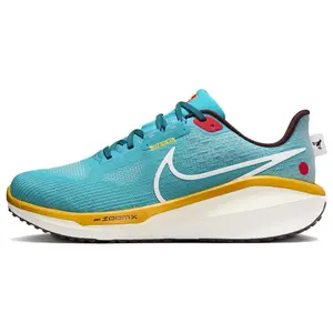 Nike Vomero 17 PRM Men's Running Shoes – Comfortable Low-Top White and Blue Verifiable, with credentials and supporting global authentication