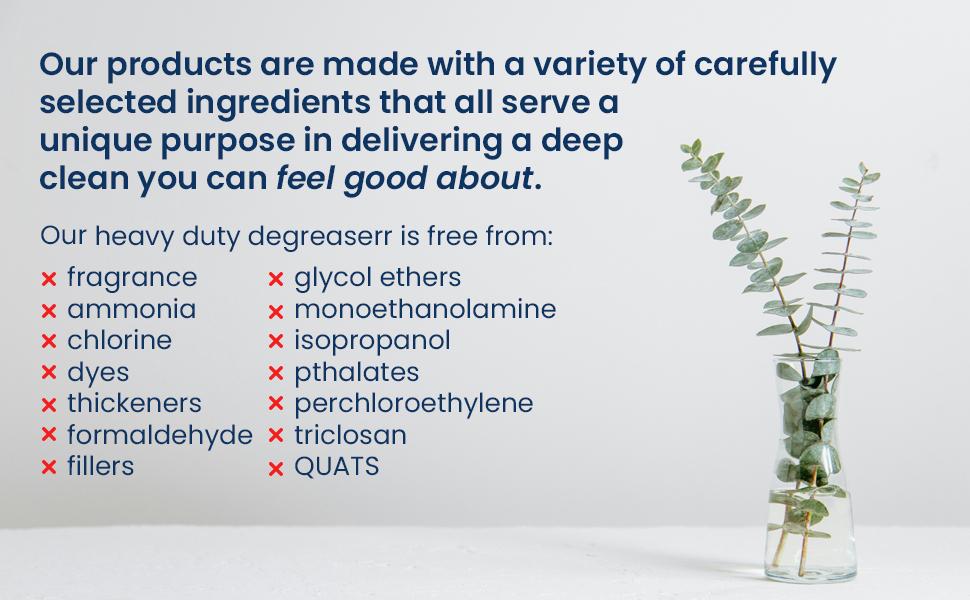 Truly Free Heavy Duty Degreaser- Grease Remover & Grime Cleaner for Kitchen, Automotive & More, Household Cleaning Supplies, Fragrance-Free, Includes 16 oz Reusable Empty Bottle & 2 Refills (4 oz)