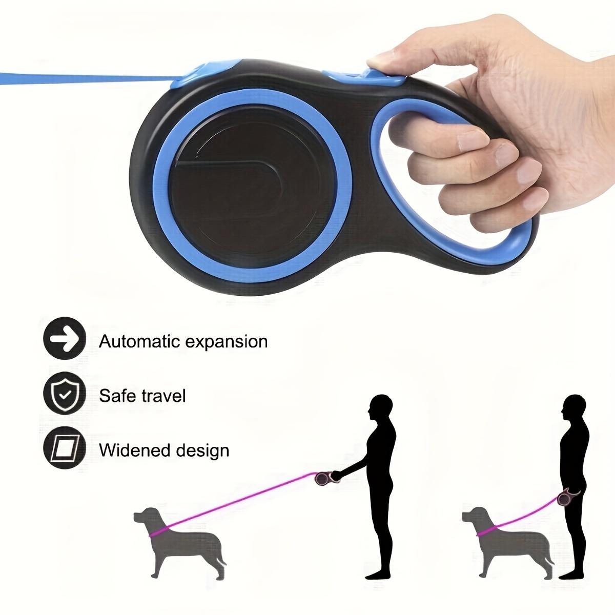 Retractable leash, suitable for medium-sized dogs, durable and comfortable, ideal for outdoor adventures.