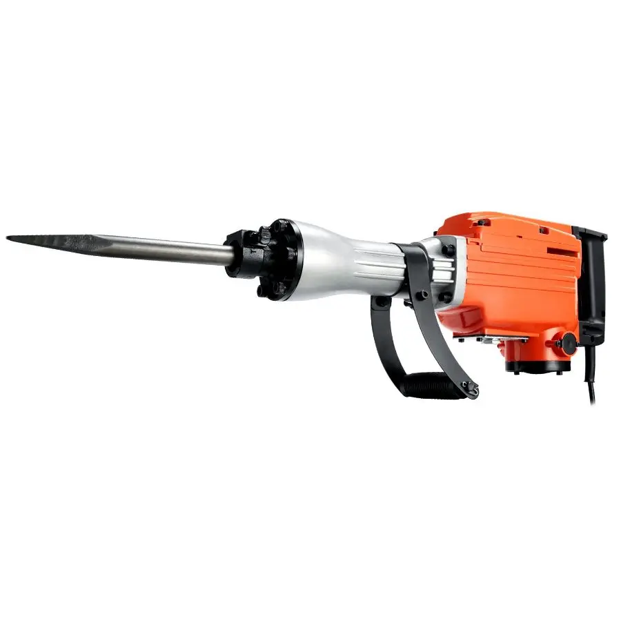 VEVOR Black Demolition Jack Hammer, 2200W Power Electric Heavy Duty Jackhammer, 1350 BPM Concrete/Masonry Breaker with 6pcs Chisel Tip Bits & Storage Case