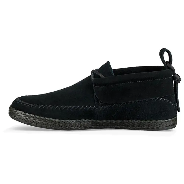 UGG Kavar Woodlyn Moccasin Flat Shoes 1094814-BLK