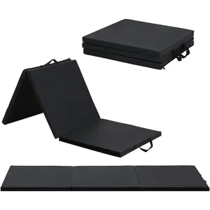 Gymnastics Mats Foldable Tumbling Mats Portable Gymnastics Exercise Mat Thick Gymnastics Tumbling Mats Pad Home Exercise Panel Mat With Carrying Handles