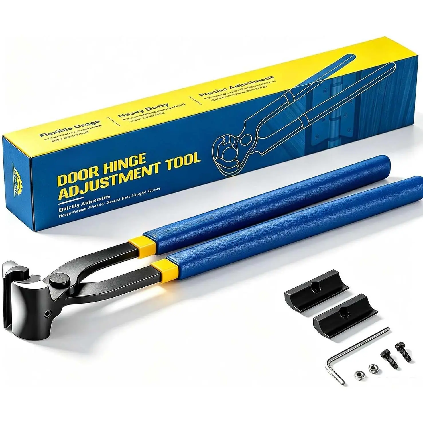 Pin-and-Barrel Hinge Repair Pliers - Residential & Commercial Door Adjustment & Alignment Tool (Butt, Flag Hinges Compatible)