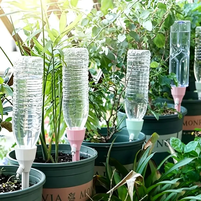 Plant Self Watering Spikes, Adjustable Flow Automatic Watering Device, Plant Watering Devices, Watering & Irrigation Supplies for Indoor & Garden Plants