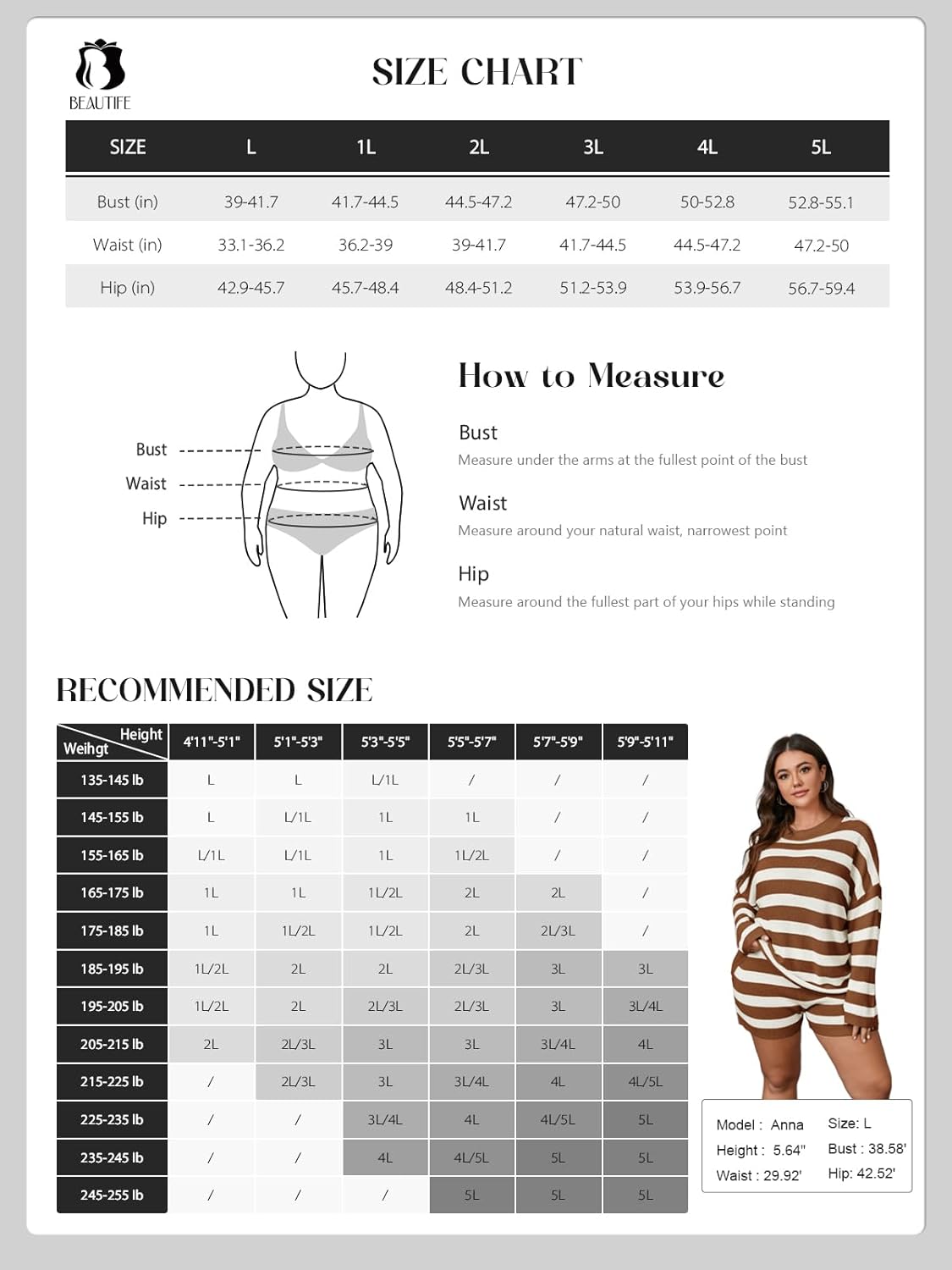 【XL-5XL】Imily Bela Curve Womens Plus Size Lounge Sets Striped Knit 2 Piece Sweater Set Long Sleeve Tops and Shorts Oversized Outfits
