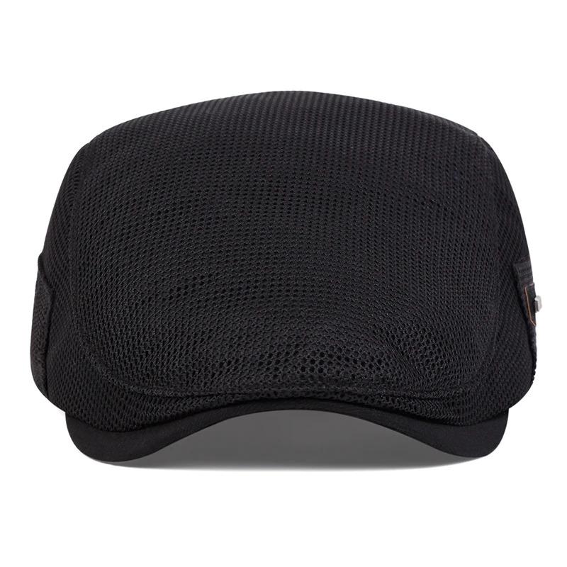 Men NEW York Label Mesh Breathability Newsboy Caps British Painters Hats Spring and Summer Flat Cap Hip Hop Berets