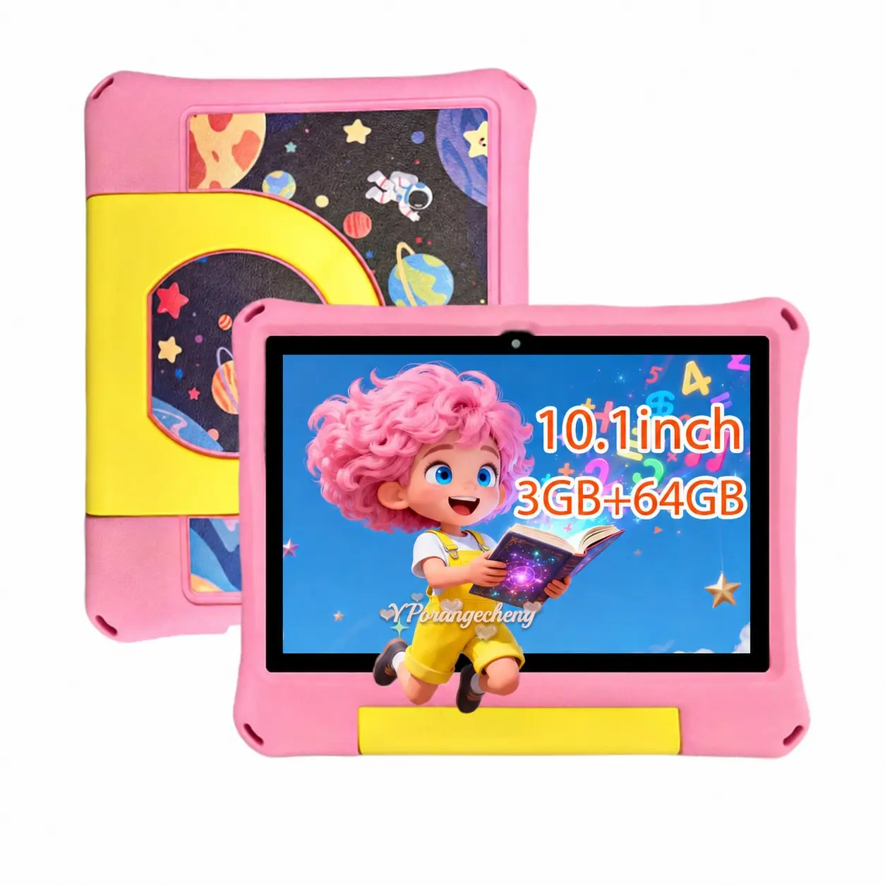 Portable 10.1 Inch Touchscreen Tablet PC for Kids, Toddler Tablets, Supports Sim Card Calls, Parental Control, HD Display Screen, Android Education Entertainment Pad, Learning Entertainment Tablet