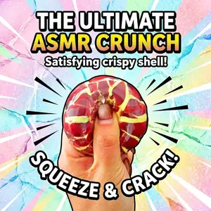 Crispy Skin Stress Ball, Handmade Mint Dark Chocolate Matcha, Ultra Soft Pressure Relief Wax Ball, Sound Control, Unisex