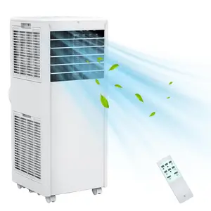 Garvee 8000 BTU Portable 3-in-1 Air Conditioner with Remote Control, Cooling, Fan & Dehumidifier Functions, Silent Mode, 24H Timer, Compact Smart AC Unit for Rooms up to 350 Sq.Ft, Includes Window Kit