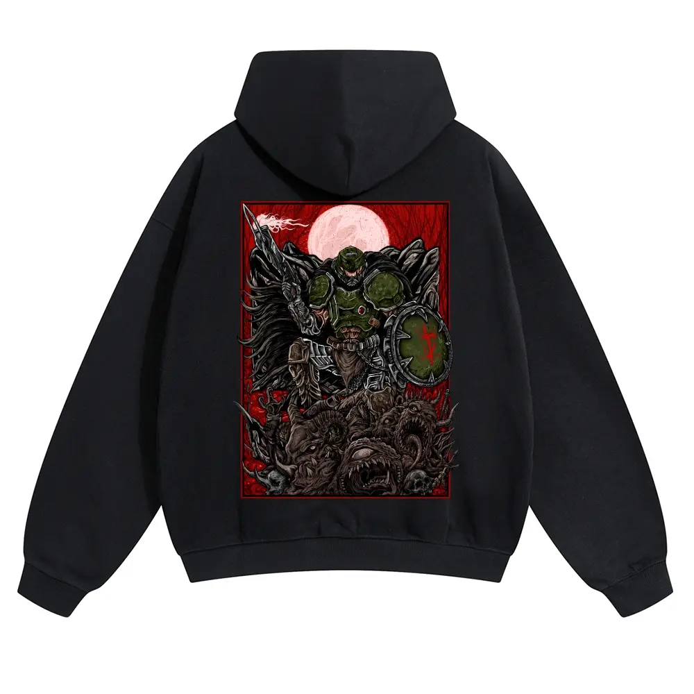 [Vtg90s]Game Viral Anime Graphic Hoodie! Unisex 90s Retro Pullover - Funny Cartoon Streetwear Hoodies - Cozy Fleece Gift For Him