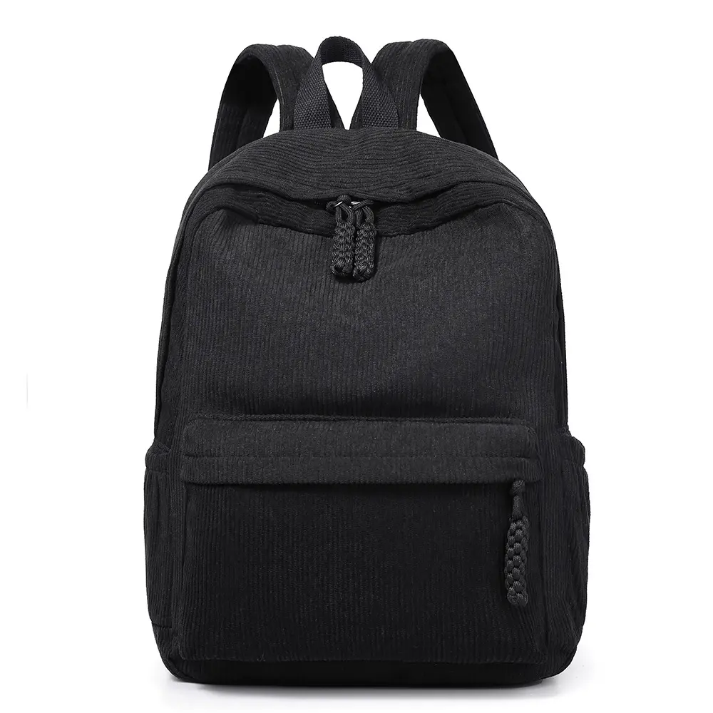 Corduroy Backpack For Women Laptop Bookbag College Campus Essential Back To School Soft Girl Aesthetic Minimalist Study Date Library Run Weekend Travel Daypack Cute Casual Outfit Inspo Must Haves