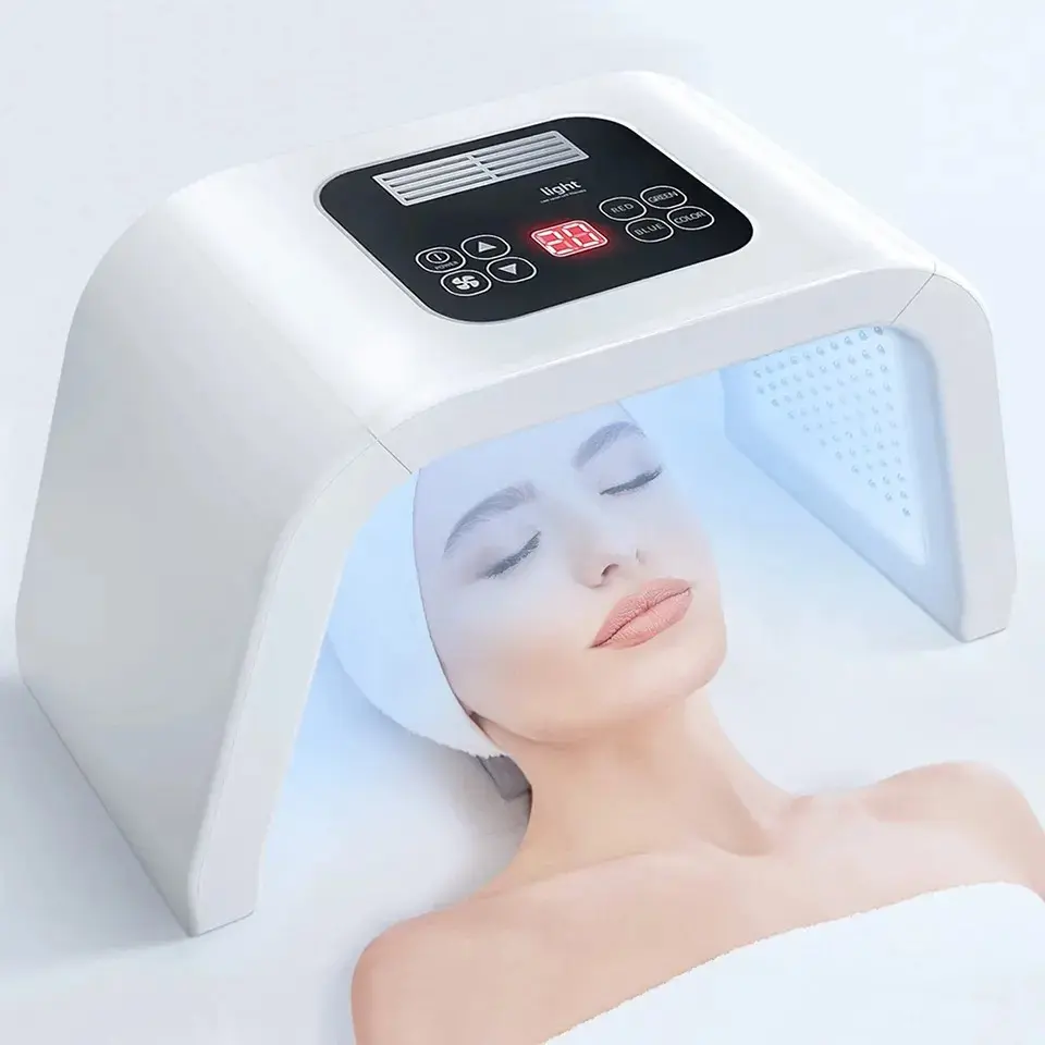 7 Color LED Facial Care Device, Light Therapy Mask, Home Use LED Face Mask, Beauty Mask for Face, Neck, Body, Hands