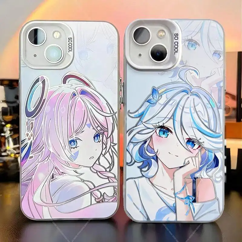 Genshin Impact Furina Citlali Custom Protective Hard Shockproof Smartphone Case - Trendy Accessory for Anime Fans, Multi-Size Iphone Series (17 Pro Max,16,15,14,13,12,11 Pro Max,Air)