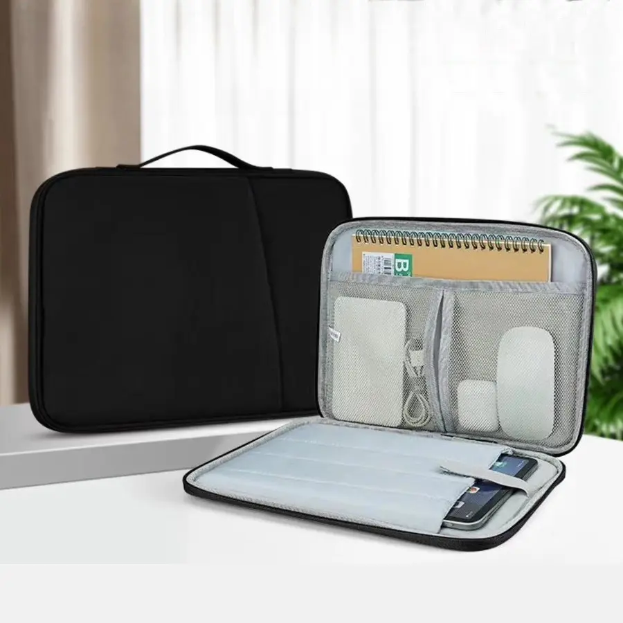 Waterproof Shockproof Tablet Sleeve Bag for 11-13 Inch iPad & Laptop – Portable Handheld Carrying Case, Lightweight Protective Pouch for School, Travel & Office