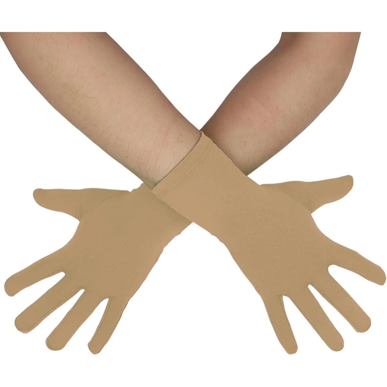 Stretchy Spandex Costume Gloves - Men's & Women's Banquet Party Wedding Gloves