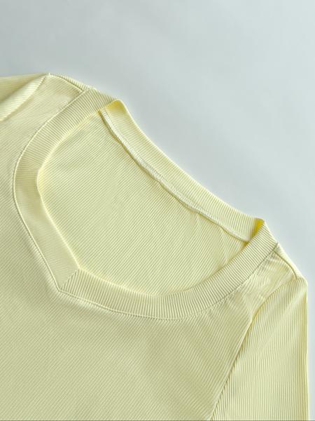 Women's Casual Slim-Fit Long Sleeve Shirt, Stretchy Cotton Blend Top, Spring & Fall Fashion, Daily Wear Essential