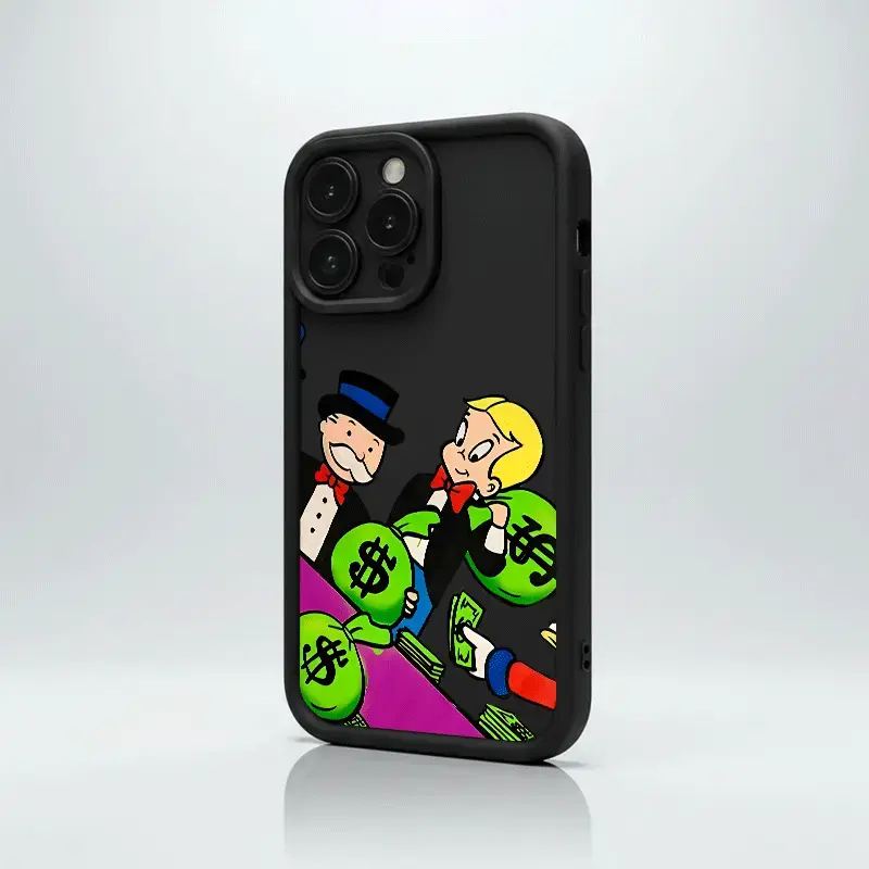 Guy Cash Vibes Phone Case for iPhone17/17PROMAX/17PRO/16/15/14/13/12/GALAXYS21/S22/S23/S24 Celestial Eye Layered Phone Case exquisite craftsmanship Cool trend,high-definition,transparent,material