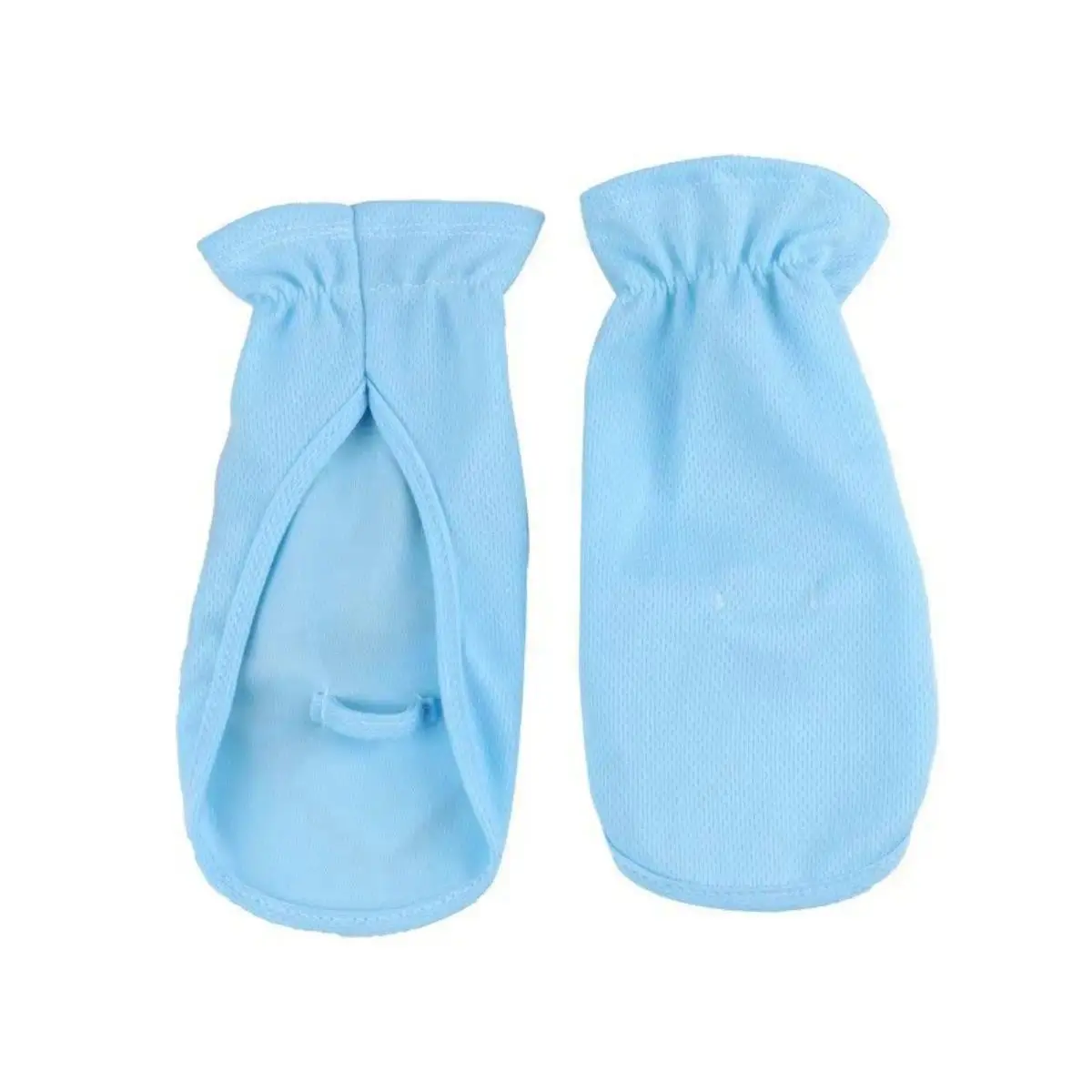 Women’s Trendy Ice Silk Sun Protection Gloves, Thin Short Two-Finger Cut Design, Full Back-of-Hand Coverage, Breathable Cooling Fabric, Lightweight Summer Gloves, Ideal For Driving, Motorcycle Riding & Daily Outdoor Wear