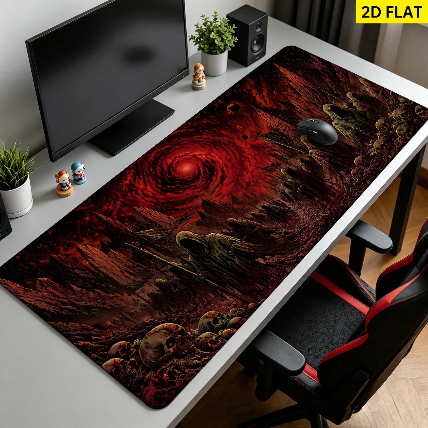 Extra Large cosmic galaxy landscape Mouse Pad,Non Slip Rubber Pad,Desktop Decoration Drotection Pad,Washable,Lock Edge Multi Size,Premium Multipurpose Mousepad For Office,Home,Gift for Family and Friends