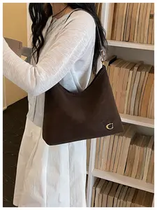 Women's Large Capacity Vintage Matte Handbag, Fashion Elegant Design, Mother's Day Perfect Gift, Stylish Crossbody Bag for Travel Work Commute
