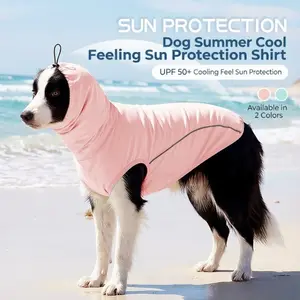 Summer Pet Clothes for Medium to Large Dogs, Upf50+ Sun Protection Vest, Outdoor Cooling Jacket, Dog Summer Gear, Heat Dissipation Armor