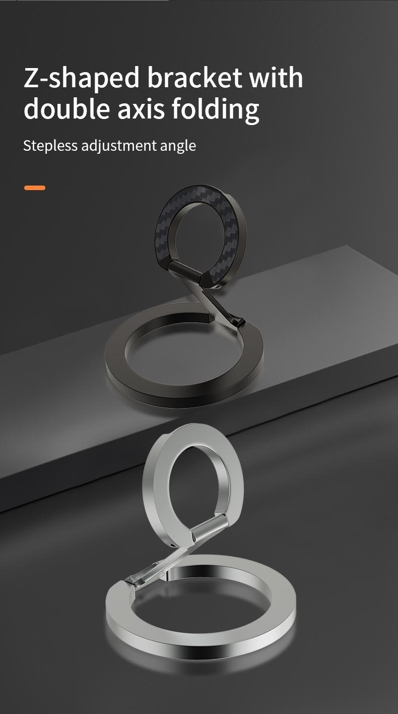 For Double-Sided Magnetic Phone Ring Holder for MagSafe Kickstand Magnet Grip   Stand Holder