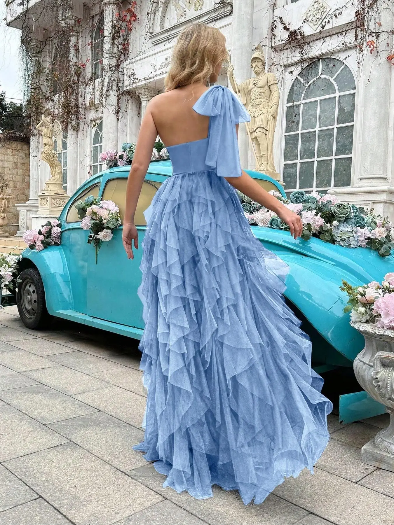 Simple Elegant Chic Women Formal Dress Summer Evening Gown Upscale Dresses For Evening Party, Birthday Party, Graduation Ceremony, Prom, Galas, Fiesta Solid Color Asymmetric Neckline Sleeveless Gowns