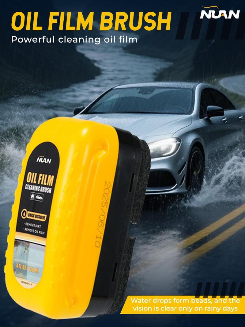 NUAN High-Performance Car Glass Oil Film Remover - Black Friday Sale All-Car Compatible Anti-Fog-nuan