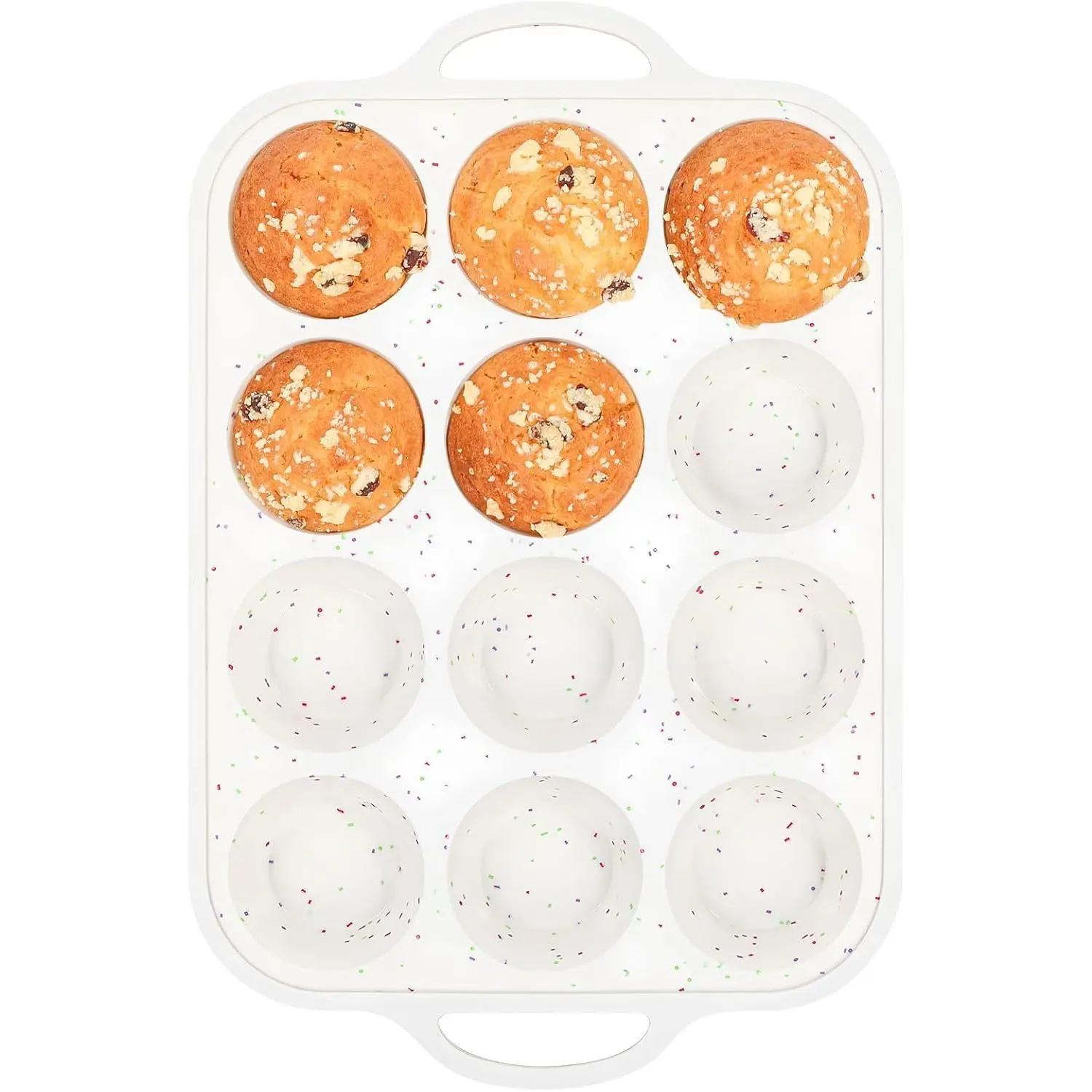 Muffin Pan for Baking with Metal Reinforced Frame, Nonstick Cupcake Pan 1 Pack Regular Size Egg Bites  Mold