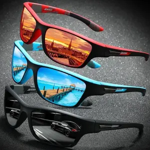 2026 Trending Polarized Sports Sunglasses, Windproof Wrap Around Cycling Glasses for Men Women, UV400 Running Driving Sunglasses, Lightweight Outdoor Eyewear for Road Bike, Fishing, Hiking, Travel
