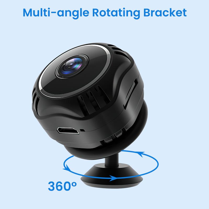 1080P Mini Camera, Full HD Surveillance Camera, Indoor Surveillance, Mini Camera Live Transmission Mobile Phone App, Long Standby WiFi Camera, Motion Sensor Night Vision
