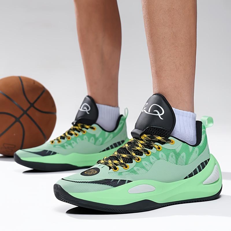 (New)Men's & Women's Dunking Basketball Shoes - Heavy-Duty Shock-Absorbing Training Sneakers with Anti-Slip Sole, Mid-Calf for Outdoor Streetwear, Dunkable Court Shoes