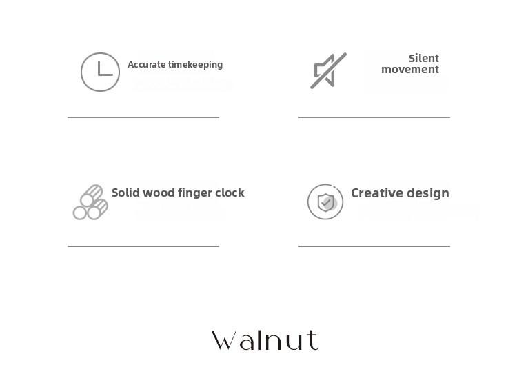 Nordic desktop ornament home decoration modern minimalist creative silent clock living room quartz clock