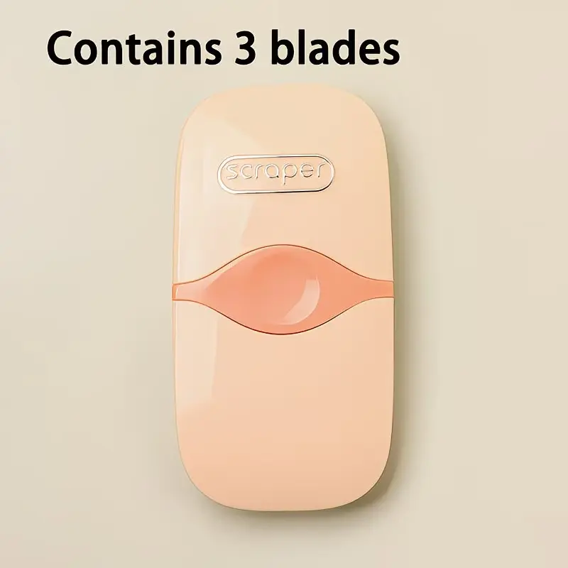Multi-Tool Scraper with 3 Replacement Blades, Versatile Scraping Tool for Grout, Wallpaper, Floor, Glass, Adhesive Removal, DIY and Professional Use