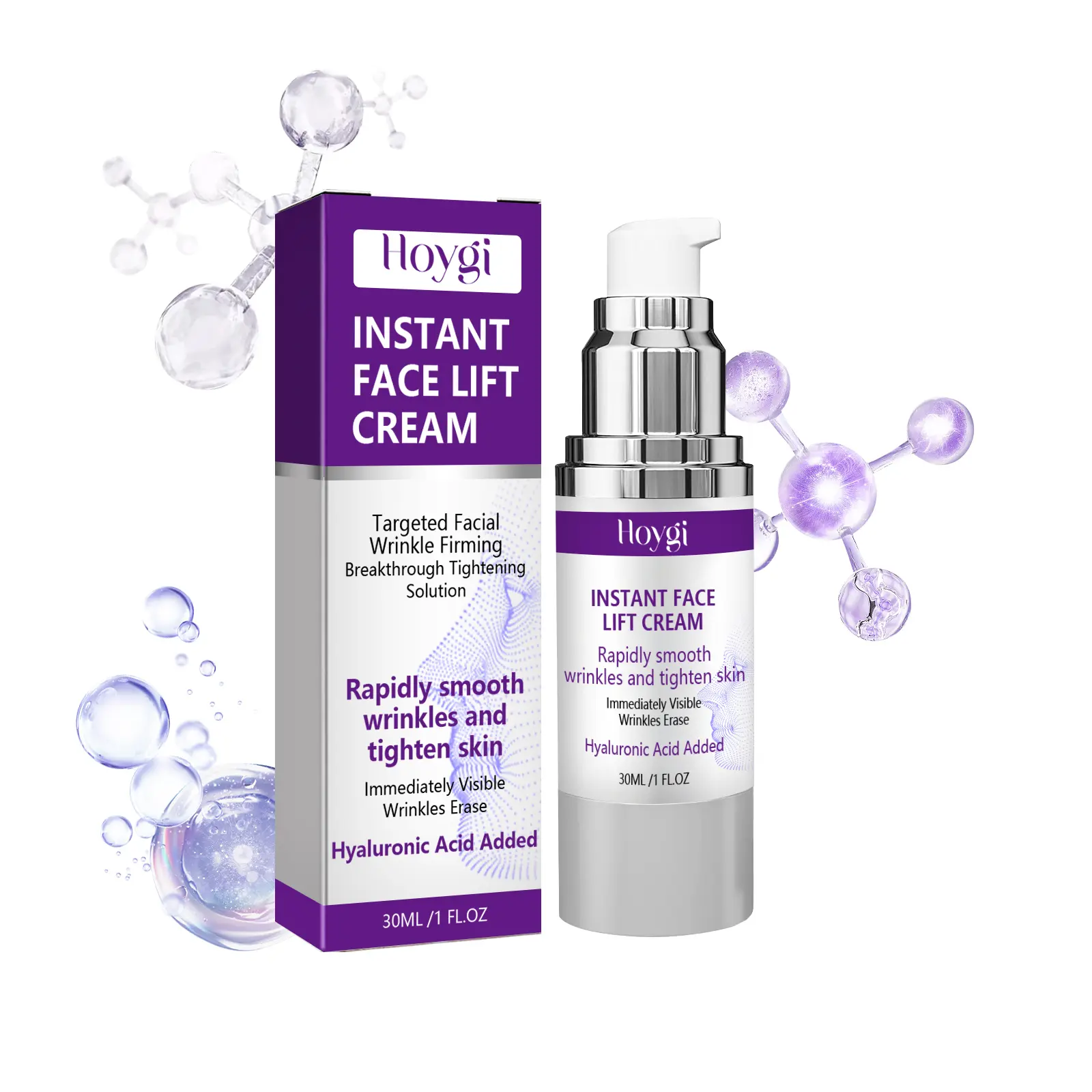 Hoygi Instant Face Lift Cream, Reduce Fine Lines On The Face With Gentle Moisturizing Cream For Wrinkled Skin