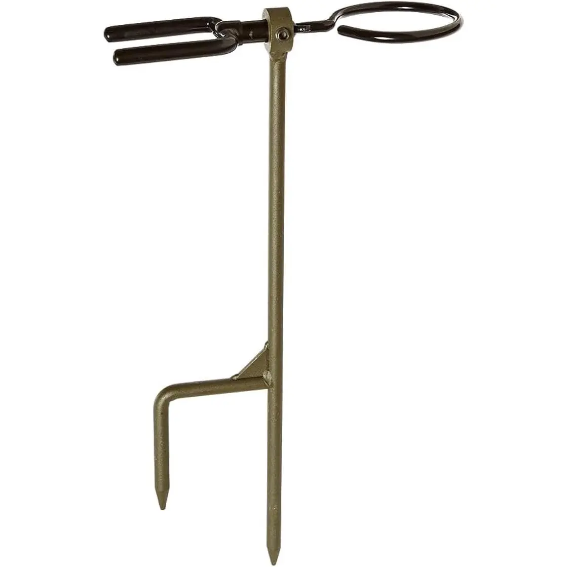 Stake Type Ground Stand for Bow Hunting, Durable Metal Bow and Arrow Holder, Portable Archer Accessory, Archery, Fits Ground