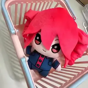 10cm Kasane Teto Anime Peripheral Plush Toy - Diva Vtuber Kawaii Look Stuffed Toy Made of Plush Fabric, Kids Birthday Christmas Gifts