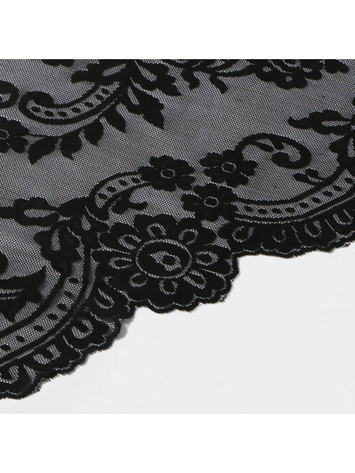European and American wedding style white and black bride embroidered floral triangle scarf shawl veil water-soluble lace women's headscarf